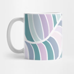 colorful abstract geometric wave pattern Mug